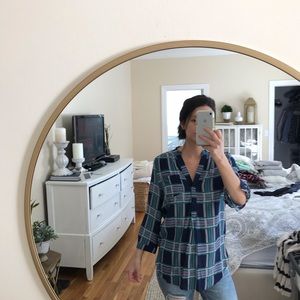 Button down flannel like top